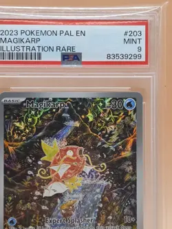 2023 POKEMON PAL EN-PALDEA EVOLVED #203 MAGIKARP PSA MINT 9 ILLUSTRATION RARE - Image 3