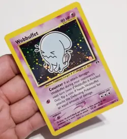 POKEMON TCG WOBBUFFET 16/75 ☆ HOLO RARE NEO DISCOVERY UNLIMITED SET LP - Image 2