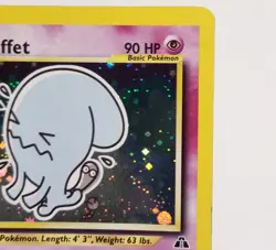POKEMON TCG WOBBUFFET 16/75 ☆ HOLO RARE NEO DISCOVERY UNLIMITED SET LP - Image 4