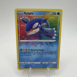 Pokemon TCG Kyogre 021/072 Amazing Rare Shining Fates Holo NM - Image 1