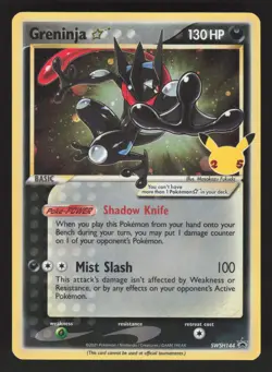 Greninja Star SWSH144 Pokemon TCG Sword & Shield Promo LP - Image 1