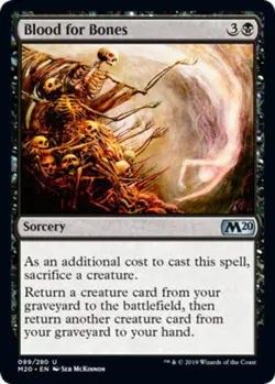 Blood for Bones - Core Set 2020 #089/280 MTG Magic The Gathering - Image 1