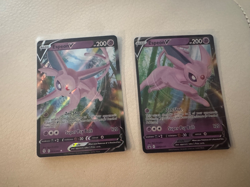 Pokemon Cards Set of 2 Espeon V Holo SWSH Promo 201 & 64/203 - Image 1