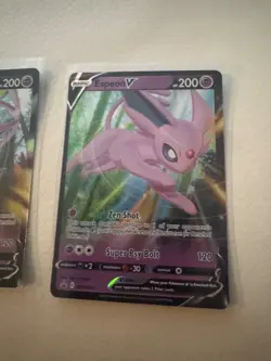 Pokemon Cards Set of 2 Espeon V Holo SWSH Promo 201 & 64/203 - Image 3