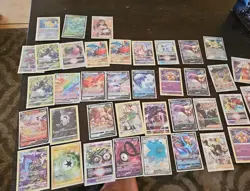 Pokemon Card Lot 40 V CARDS AND REGULAR CHECK PICTURES - Image 1