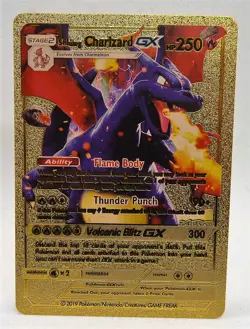Carte POKEMON DORE - ANGLAISE US Neuf Shining Charizard GX - Image 1