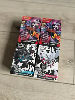 Pokemon Scarlet & Violet Destined Rivals & Black White Booster Bundle Boxes 4x - Image 1