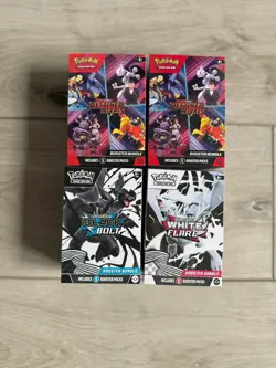 Pokemon Scarlet & Violet Destined Rivals & Black White Booster Bundle Boxes 4x - Image 2