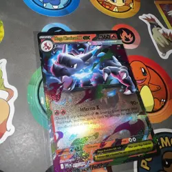 Pokemon TCG Mega Charizard X EX Holo Trading Card 013/094 Phantasmal Flames NM - Image 1