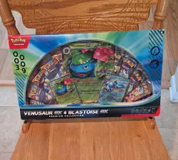 Venusaur ex Blastoise ex Premium Collection GameStop Exclusive - Pokemon TCG NEW - Image 1
