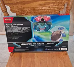 Venusaur ex Blastoise ex Premium Collection GameStop Exclusive - Pokemon TCG NEW - Image 2