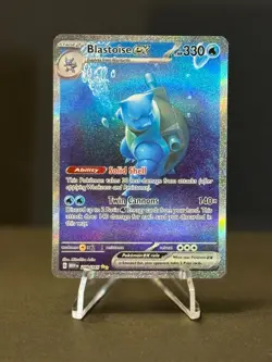 Pokemon TCG - Blastoise ex 200/165 - Scarlet & Violet 151 - Illustration Rare - Image 1
