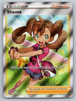 Shauna 263/264 Full Art Trainer - 2021 Pokemon Fusion Strike NM - Image 1