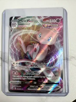 Pokemon TCG Mew VMAX Fusion Strike 114/264 Holo Ultra Rare - Image 1