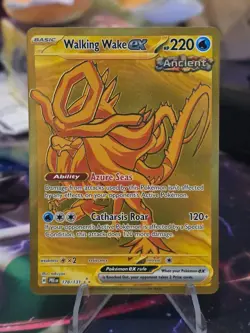 Walking Wake EX 178/131 Gold Secret Rare - Pokemon TCG Prismatic Evolutions NM - Image 1