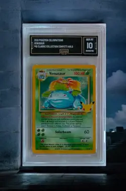 2021 Pokemon Venusaur Celebrations Classic Collection #15 GMA GEM MINT 10 - Image 1