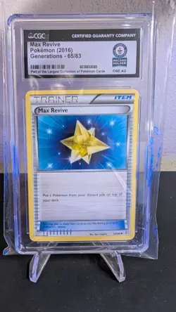 POKEMON MAX REVIVE 65/83 GENERATIONS WORLD RECORD ENGLISH 1 of 1 - Image 1