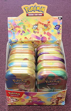 Lot of 10 - Pokemon TCG Scarlet and Violet 151 - Mini Tins - Sealed with Display - Image 1