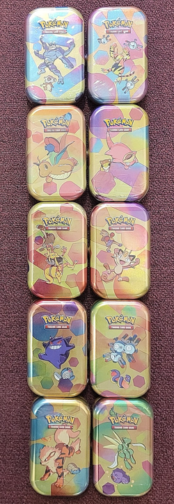 Lot of 10 - Pokemon TCG Scarlet and Violet 151 - Mini Tins - Sealed with Display - Image 2