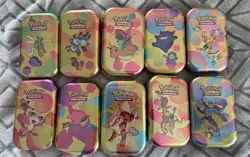 Pokemon 151 Mini Tin Display Sealed Set of 10 - Image 1