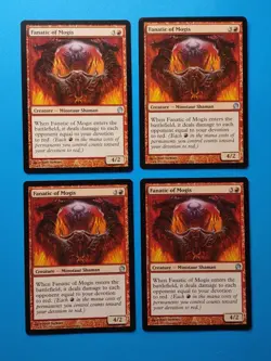 MTG 4x Fanatic of Mogis x4 NM Theros Magic Playset - Image 1