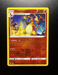 Charizard Reverse Holo Rare 25/185 Vivid Voltage Pokemon TCG Near Mint - Image 1