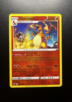 Charizard Reverse Holo Rare 25/185 Vivid Voltage Pokemon TCG Near Mint - Image 2