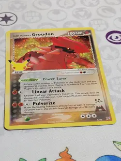C3447 POKEMON TCG CELEBRATIONS TEAM MAGMA'S GROUDON #9 NM-M PACK FRESH HOLO - Image 2