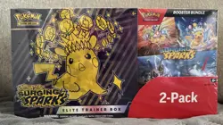 Lot of 4 Pokemon Surging Sparks Elite Trainer Box/Booster Bundle Costco 2-Pack - Image 3