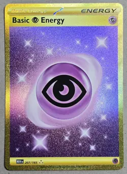 Psychic Energy 207/165 Scarlet & Violet 151 Holo Gold Secret Rare Pokemon TCG NM - Image 1