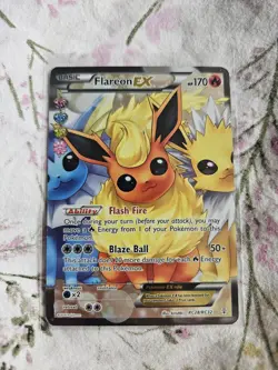 Pokemon TCG Flareon-EX Generations RC28/RC32 Holo Full Art LIGHTLY PLAYED - Image 1