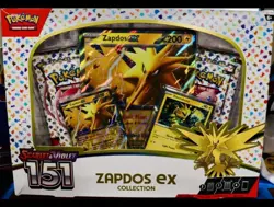 Pokemon 151 Zapdos EX Collection New Sealed TCG - Image 1