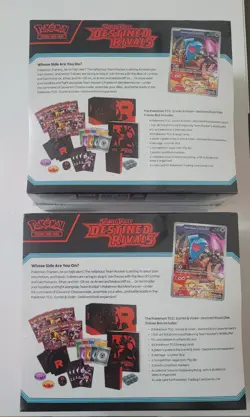 Pokemon Destined Rivals Elite Trainer Box ETB - Sealed (Lot of 2) ENGLISH - Image 2