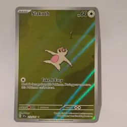Pokemon TCG Slakoth Illustration Surging Sparks 212/191 - Image 1