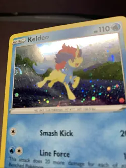 Pokemon TCG Keldeo HD Swirl 045/189 Sword & Shield Cosmos Holo NM - Image 1