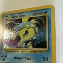 Pokemon TCG Gyarados 6/102 Base Set Holo Rare Stage 1 HP 100 English 1999 - Image 4