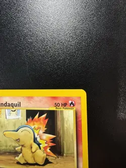 Cyndaquil 57/111 Common Neo Genesis Pokemon 1st Edition LP+ - Image 4