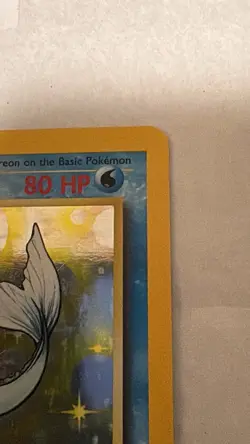 Pokemon TCG Vintage 1999 Vaporeon Holo Rare Jungle Set #12/64 NM Never Played - Image 3