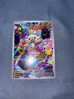 Pokemon TCG Scorbunny 053 SV Scarlet & Violet Promo 53 Holo First Partners NM - Image 1