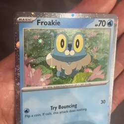 Pokemon TCG Froakie Obsidian Flames 056/197 Cosmos Holo - NM - Image 2
