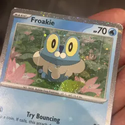 Pokemon TCG Froakie Obsidian Flames 056/197 Cosmos Holo - NM - Image 3