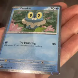 Pokemon TCG Froakie Obsidian Flames 056/197 Cosmos Holo - NM - Image 4