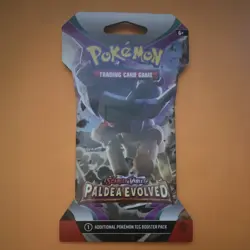 Pokemon TCG Paldea Evolved Booster Pack Tyranitar English 6+ 2023 MPN - Image 1