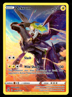 Zekrom TG05/TG30 Brilliant Stars Trainer Gallery Holo Pokemon TCG NM (see pics!) - Image 1