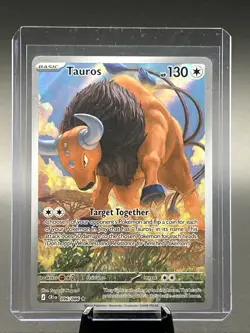 2026 Pokemon Chaos Rising Tauros 096/086 Illustration Rare Full Art NM/M - Image 1