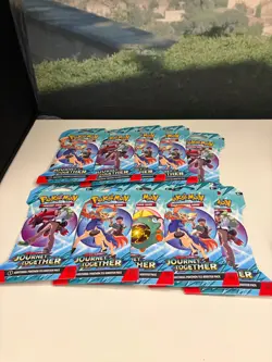 🔥 Lot of 10x Pokemon Journey Together Sleeved Booster Packs - Factory Sealed🔥 - Image 1
