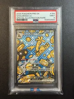 Pokemon Gholdengo ex 164/131 Prismatic Evolutions Special Illust Rare PSA 9 MINT - Image 1