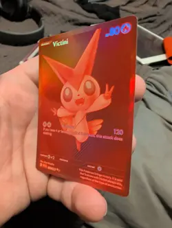 The Pokemon Company Victini 172/086 Sv Black Bolt Secret Rare Full Art Holo - Image 4