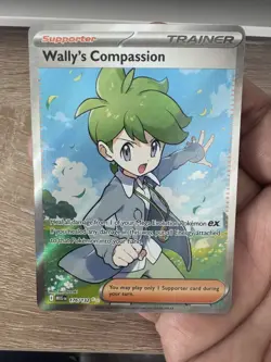 Pokemon TCG Wally’s Compassion 176/132 Full Art Trainer – Mega Evolutions – NM - Image 1