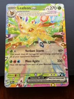 Leafeon ex 006/131 Sv: Prismatic Evolutions Holo Pokemon - Image 1